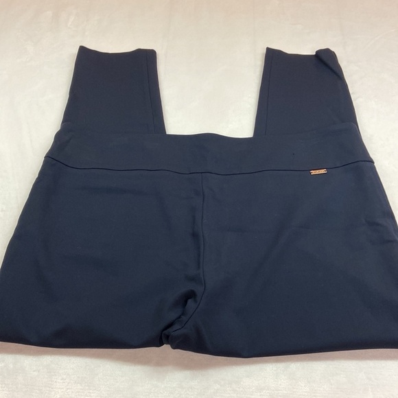 Tommy Hilfiger Navy Blue Pull-on Dress Trouser Skinny Leg Rayon/Nylon/Elastane - Picture 5 of 11